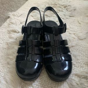 AMERICAN APPAREL JELLY SHOES